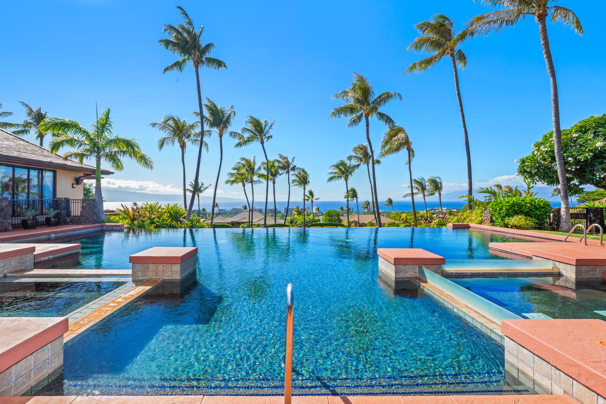 Lanikeha clubhouse pool facing the ocean